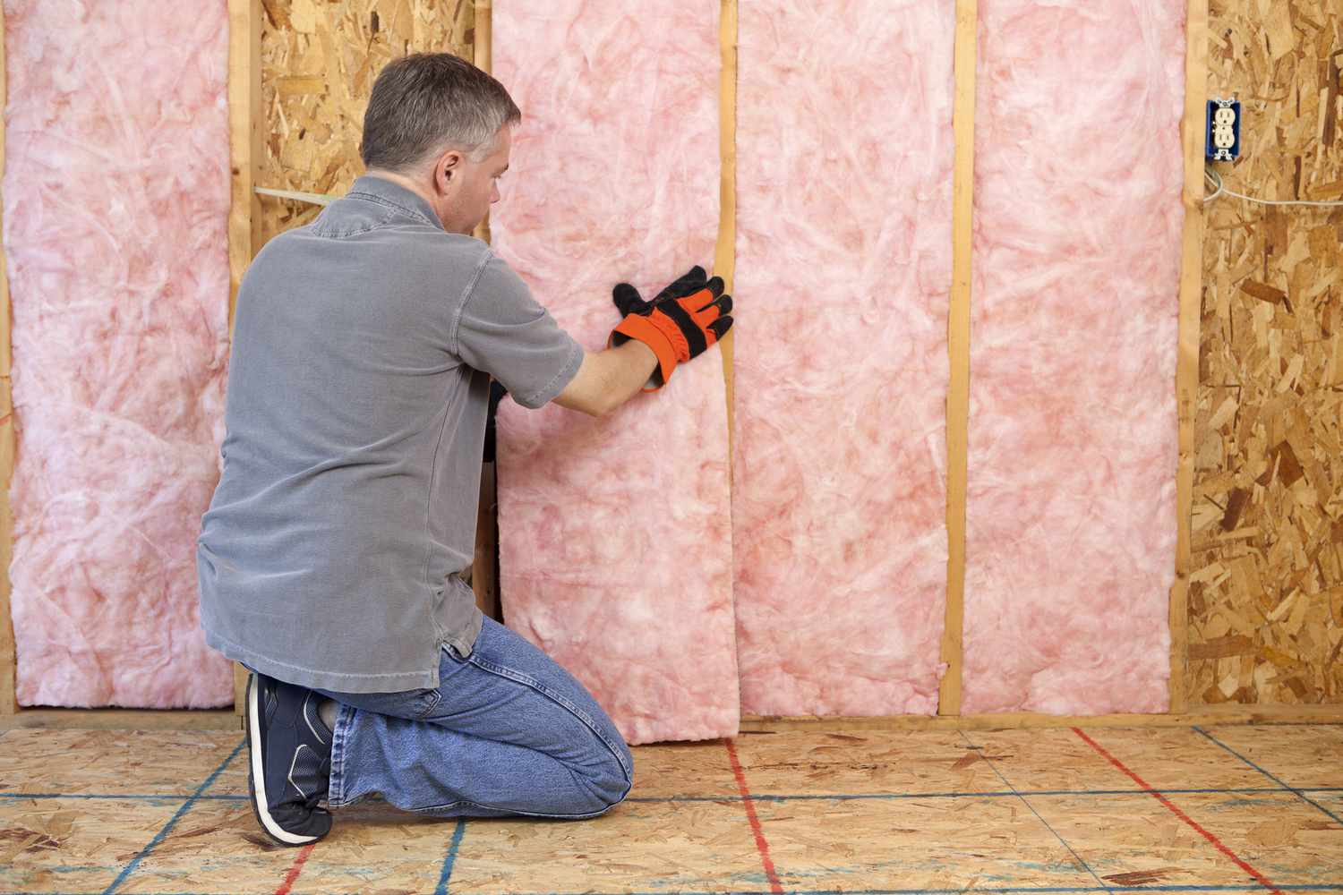 installing insulation